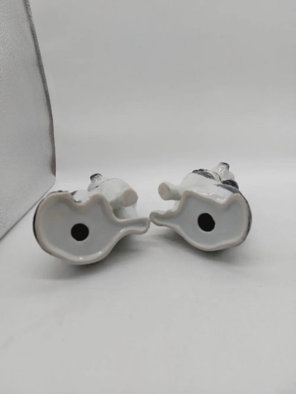 Staffordshire Dogs Spaniel White Black 6